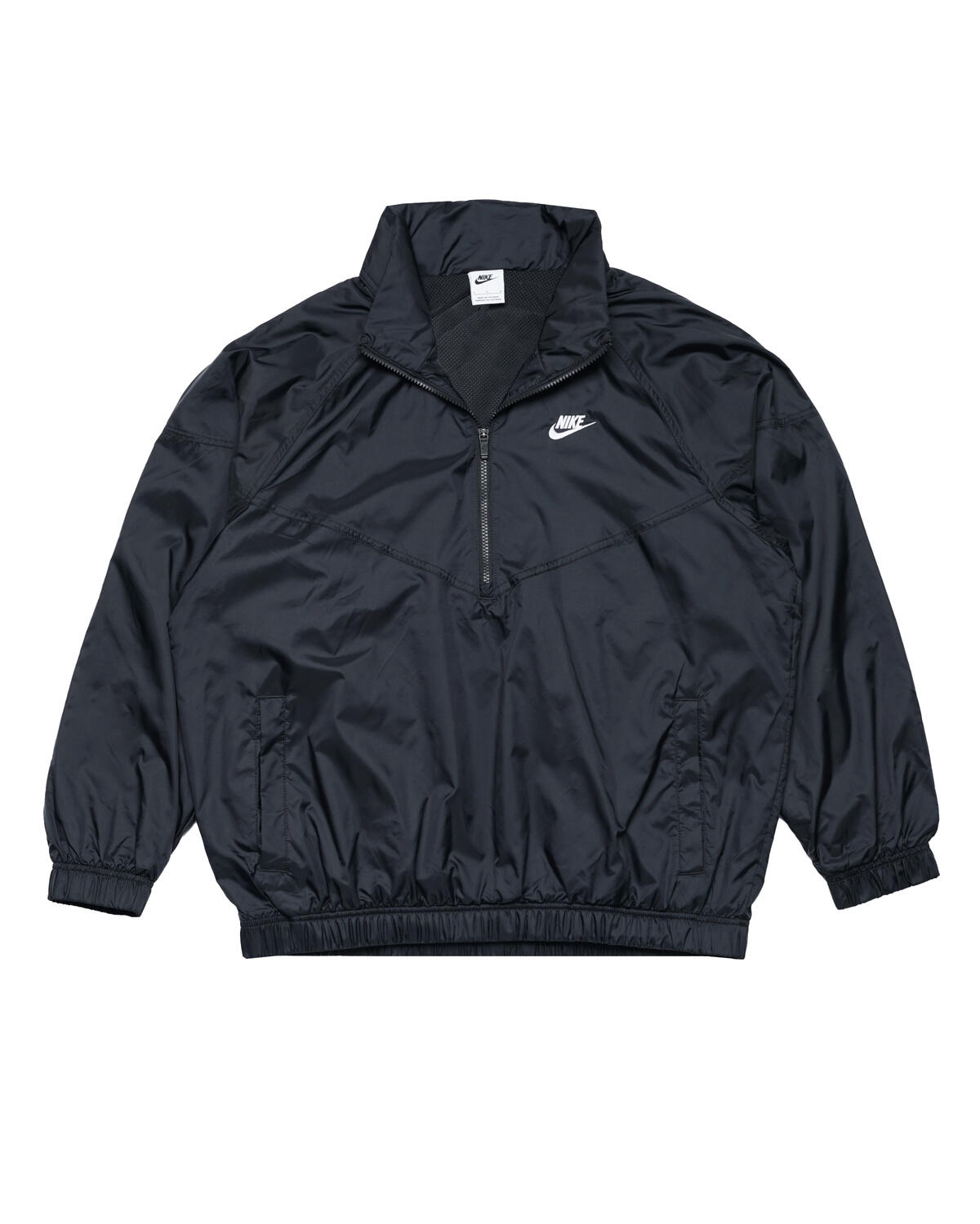 Black nike windbreaker discount hoodie